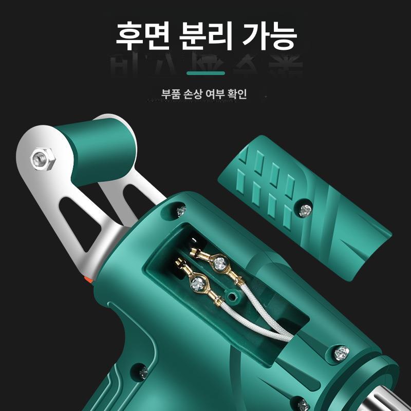 인두기 고출력 기계세트 전기 100w 유선 납땜 스션 인두 자동 솔더링 도구 온도 - 상세 이미지 4
