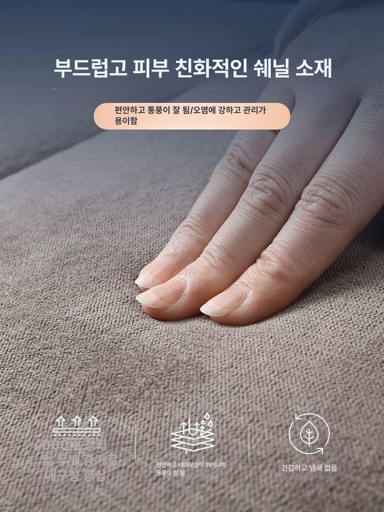 차박 카베드 뒷좌석 평탄화 쿠션 수면 패드 베드 접이식 매트리스 차 침대 승용차 에어 - 상세 이미지 5
