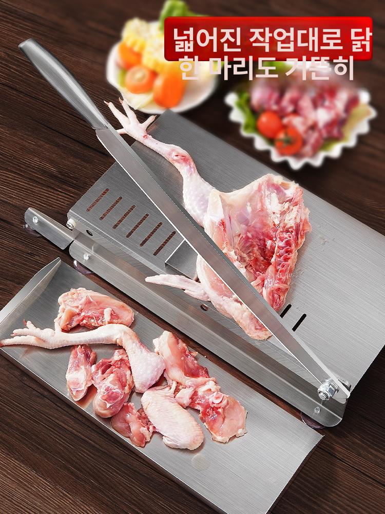 약초 절편기 한약재 손작두 한약재슬라이스 한의원 절단 고기 떡작두 인삼 커팅기 한약 약재 이미지 6