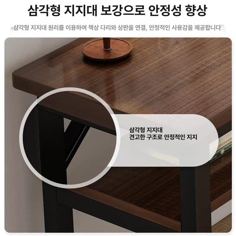 베란다 슬림테이블 협탁 원룸 침실 식탁 침대 폭좁은 거실 긴 창가테이블 사이드테이블 좁고 - 상세 이미지 4