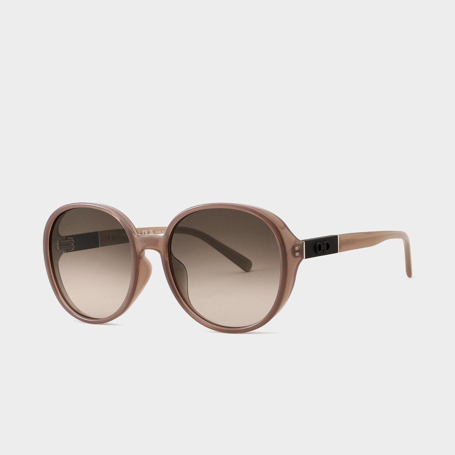 페라가모 선글라스 SF2054SLBK 라운드 오버사이즈 원형 뿔테 명품 FERRAGAMO 이미지 8