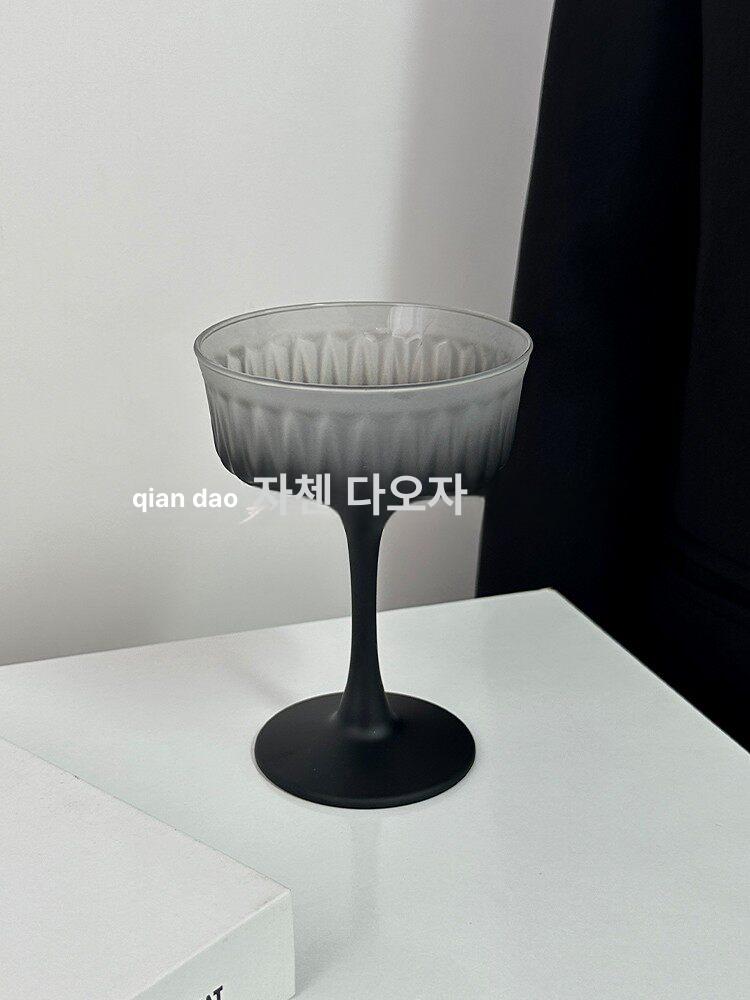 샴페인잔 칵테일 위스키 유럽 그라데이션 카페 감성 와인잔 칵테일잔 세트 플라스틱 마티니 - 상세 이미지 3