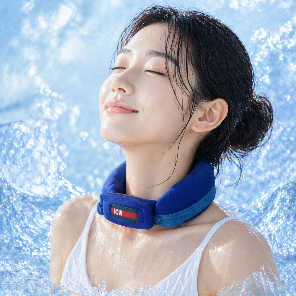 냉감목걸이 넥쿨러 쿨넥 아이스넥밴드 작업용 골프 낚시 등산 야외활동 여름필수템 청운 - 상품 이미지
