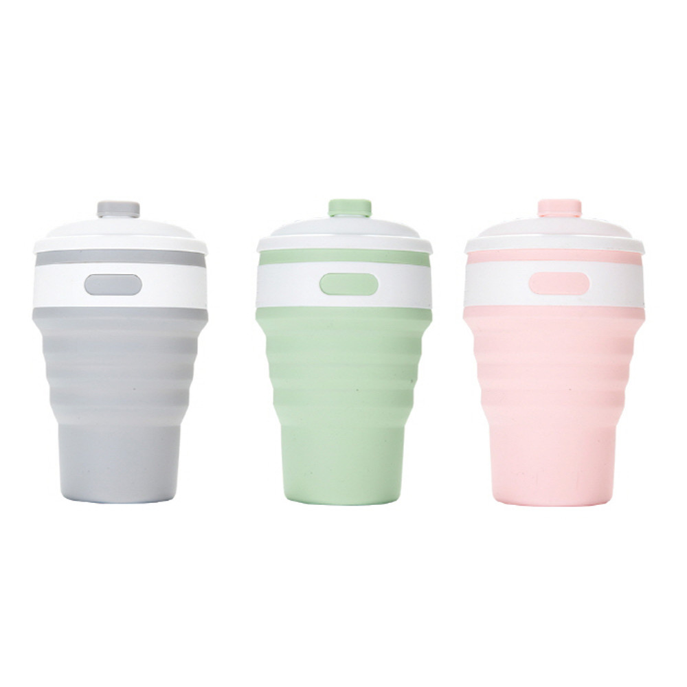 1+1 쏙접이 휴대용 접이식 실리콘 텀블러 350ml - 상세 이미지 3