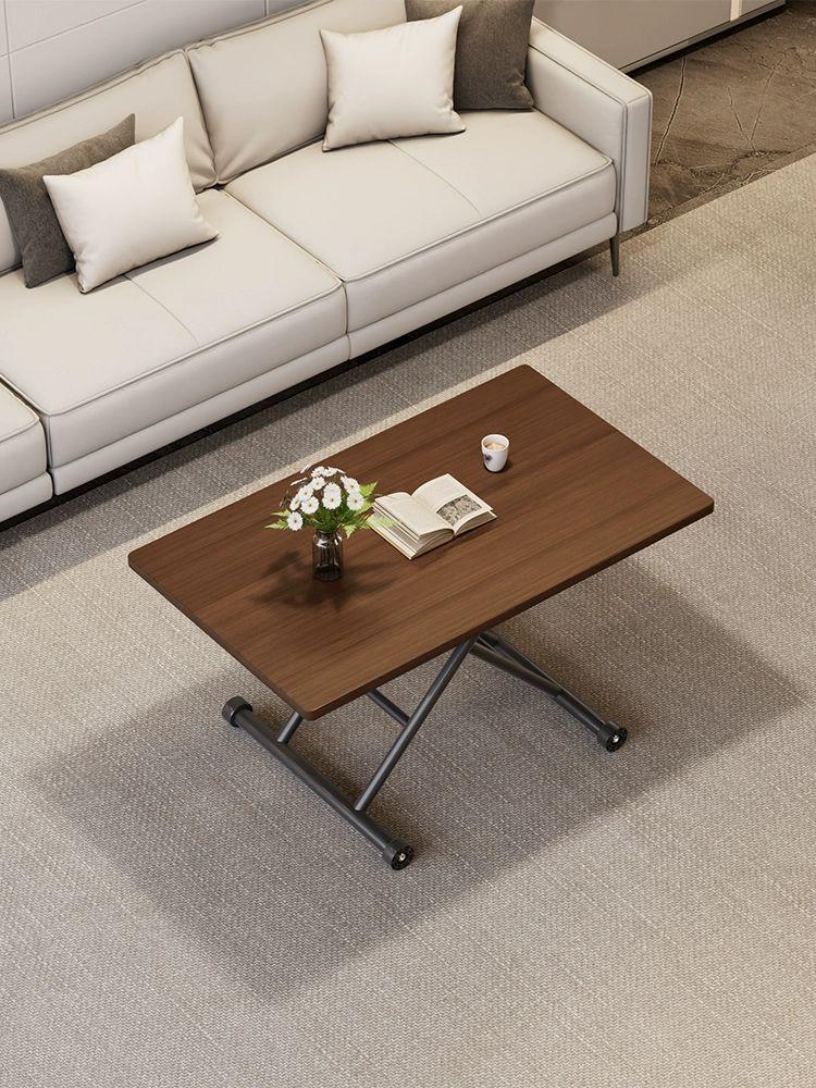 접이식 탁자 높이조절 쇼파테이블 조절 원목 리프트업 리프트업테이블 소파 거실 거실탁자 - 상세 이미지 4