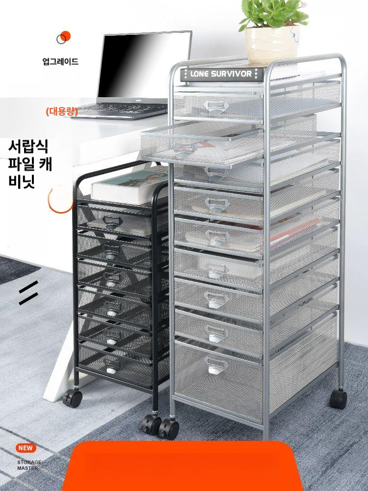 다층 서류트레이 파일정리 투명꽂이 투명 수납 데스크 아크릴 문서 파일 꽂이 보관함 받침대 - 상세 이미지 2