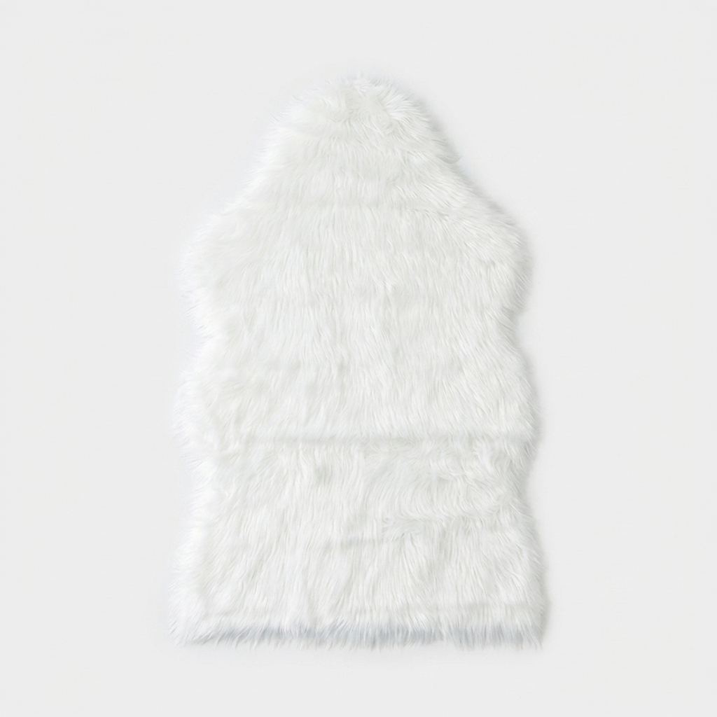 ISB0003 SHEEPY 장모러그 115 화이트 7632.6323, 115x75cm - 메인 이미지