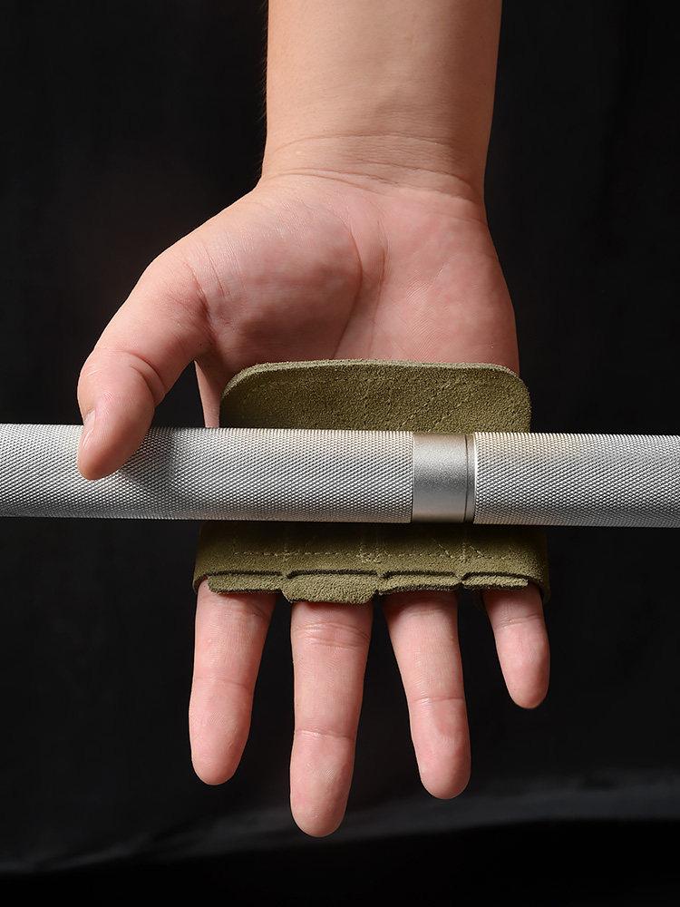 피트니스 팜가드 헬스 물집방지 가죽 그랩 운동용 손바닥 미스테리블랙 M - 상세 이미지 3