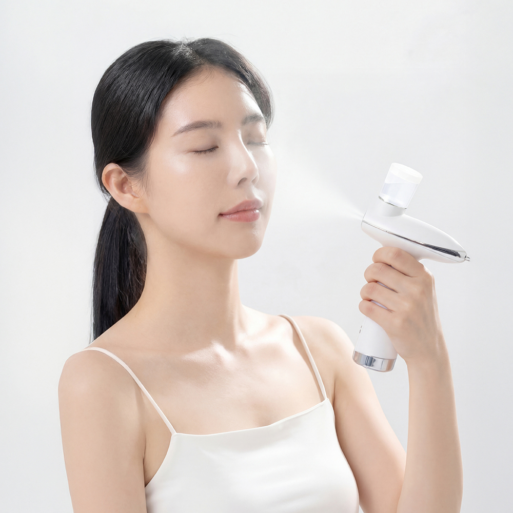 [에스테틱 입점] 에버벤 아쿠아 슈팅건 속광 디바이스 산소테라피 뷰티 디바이스 속건조 화잘먹 쿨링 이미지 6