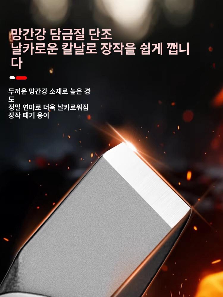 장작 쐐기도끼 캠핑 수동 땔감 목재 쪼개기 패는 야외 손도끼 절단기 도끼 공구 나무 - 상세 이미지 2