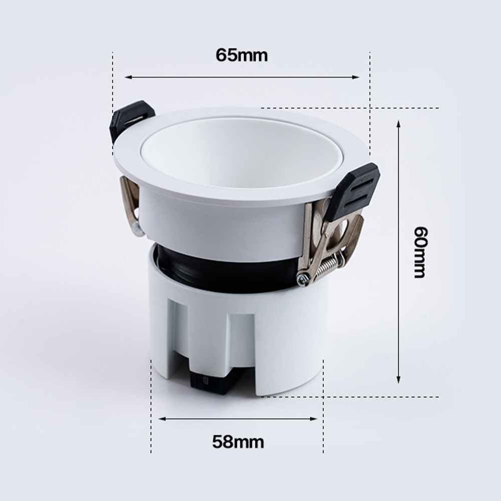 LED IOT 코델 디밍 COB 55mm(2인치) 다운라이트 8W 플리커프리 - 상세 이미지 5