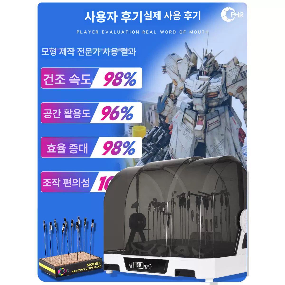 프라모델 도색건조기 피규어 대형 도색부스 도색 미니어쳐 스프레이 상자 말리기 - 상세 이미지 2