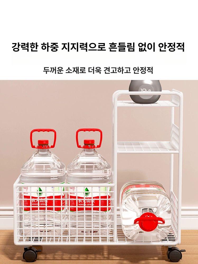 이동식 수납보관함 투명 아크릴 원형 인형보관함 화장대 보관함 서랍형 지퍼 보관 대형 원통 이미지 6