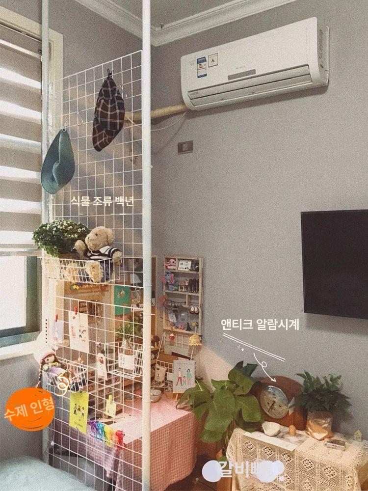 무타공 네트망 선반 다용도 부엌 철망 주방 베란다 철제 걸이 보드 바구니 무드등 인테리어 - 상세 이미지 2