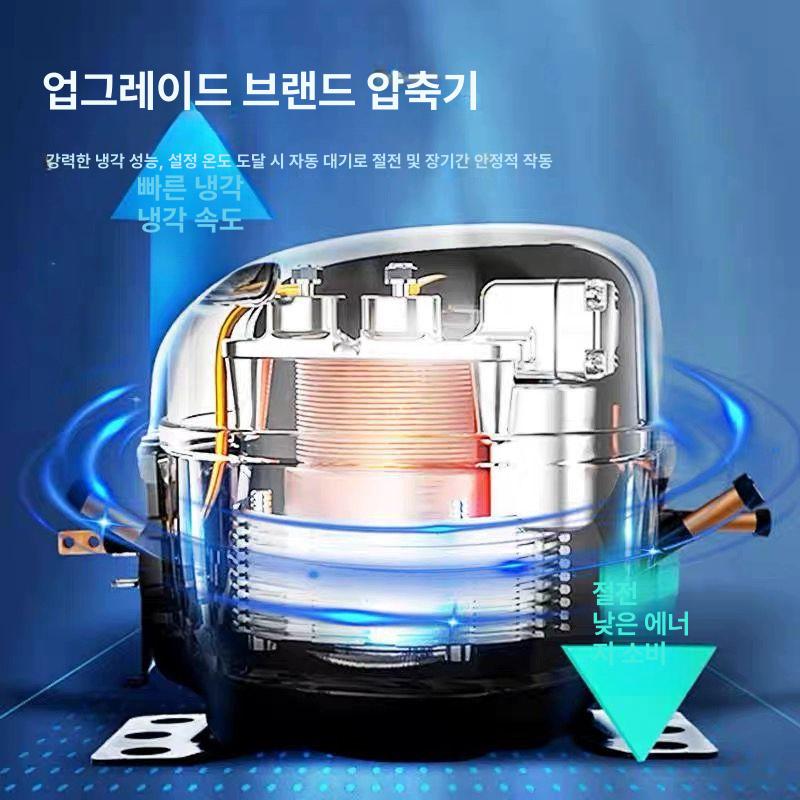 업소용 육수 냉장고 여름 축제 냉각기 슬러시 싱글 45kg 304 스테인리스스틸 - 상세 이미지 4