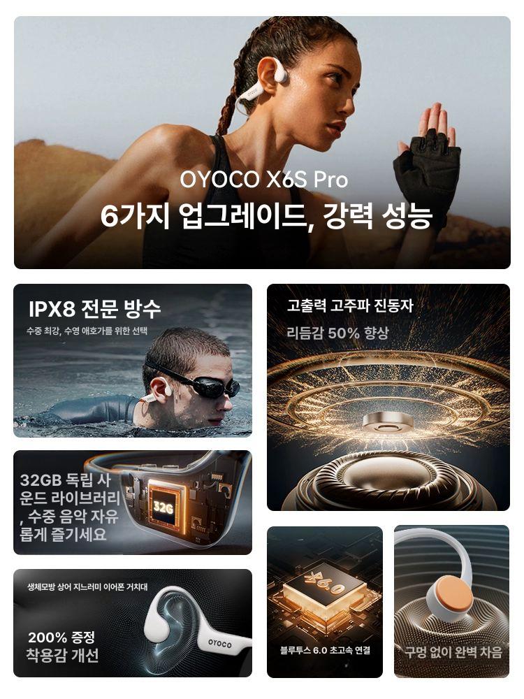골전도 이어폰 블루투스 방수 무선 삼지아이티 귀안아픈 운동 프로 오픈형 귀걸이형 오픈런 - 상세 이미지 5
