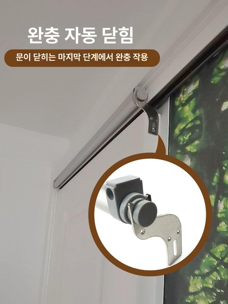 커튼봉 벽 옷 봉 가구 행거 시스템 걸이 선반형 창문 옷걸이 피팅룸 가림막 탈의실 홀더 - 상세 이미지 2