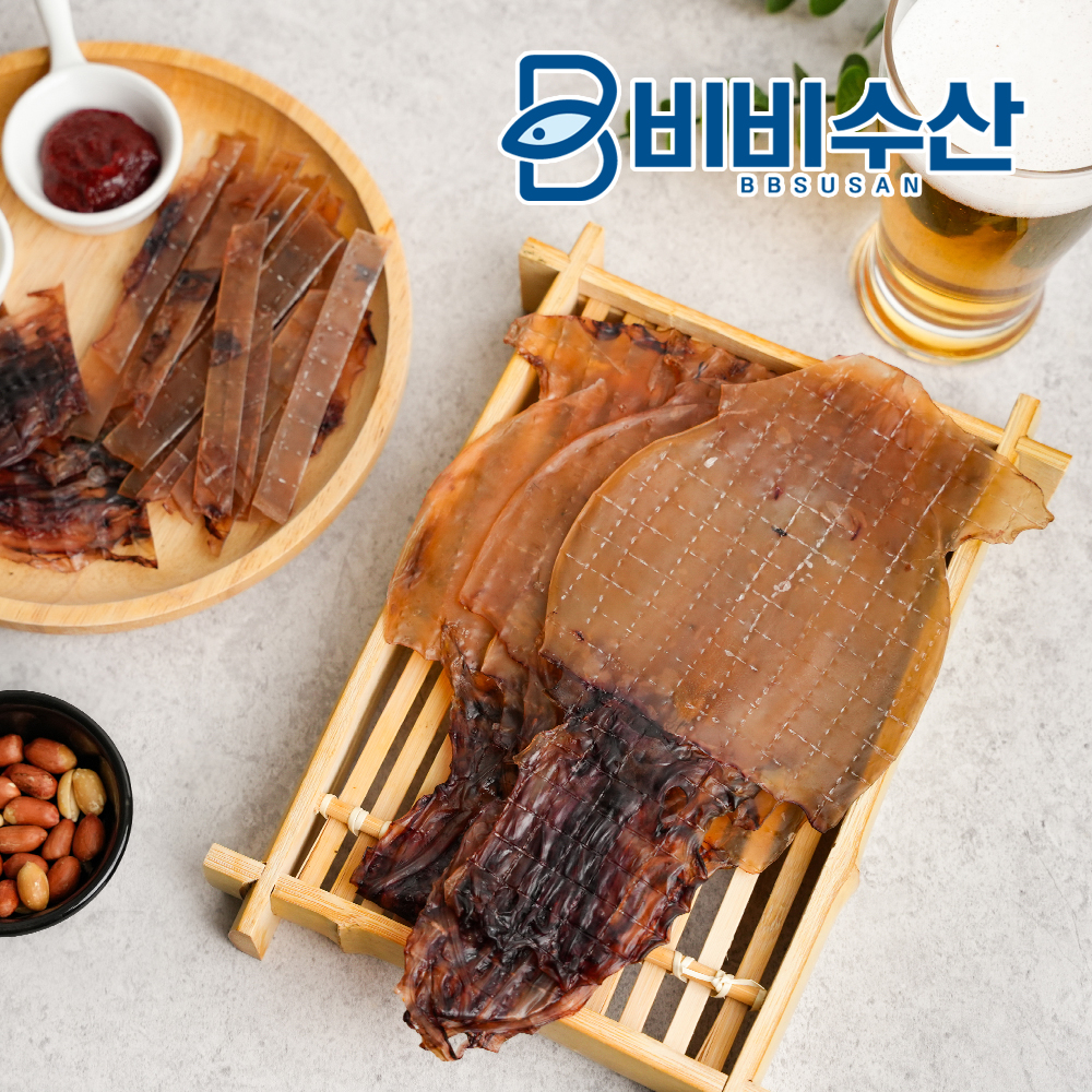 쫄쫄이 오징어 100g+100g 마른 건조 건오징어 - 상품 이미지