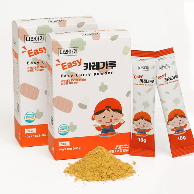 나와아기 유아 카레가루 1box+1box(총20포)