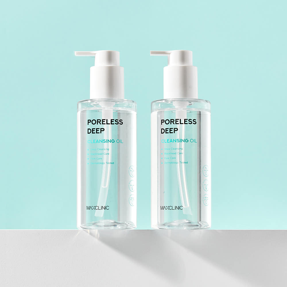 맥스클리닉 포어리스 딥 블랙헤드 모공 클렌징오일 200ml, 2개 이미지 2
