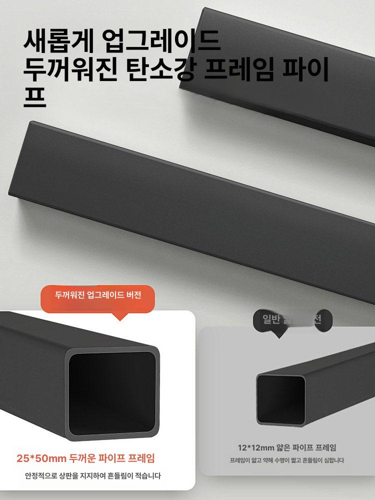 책상 수납선반 책장 일자형 컴퓨터 서랍 공부방 간이 세트 원룸 원목 서재 선반 책꽂이 - 상세 이미지 3