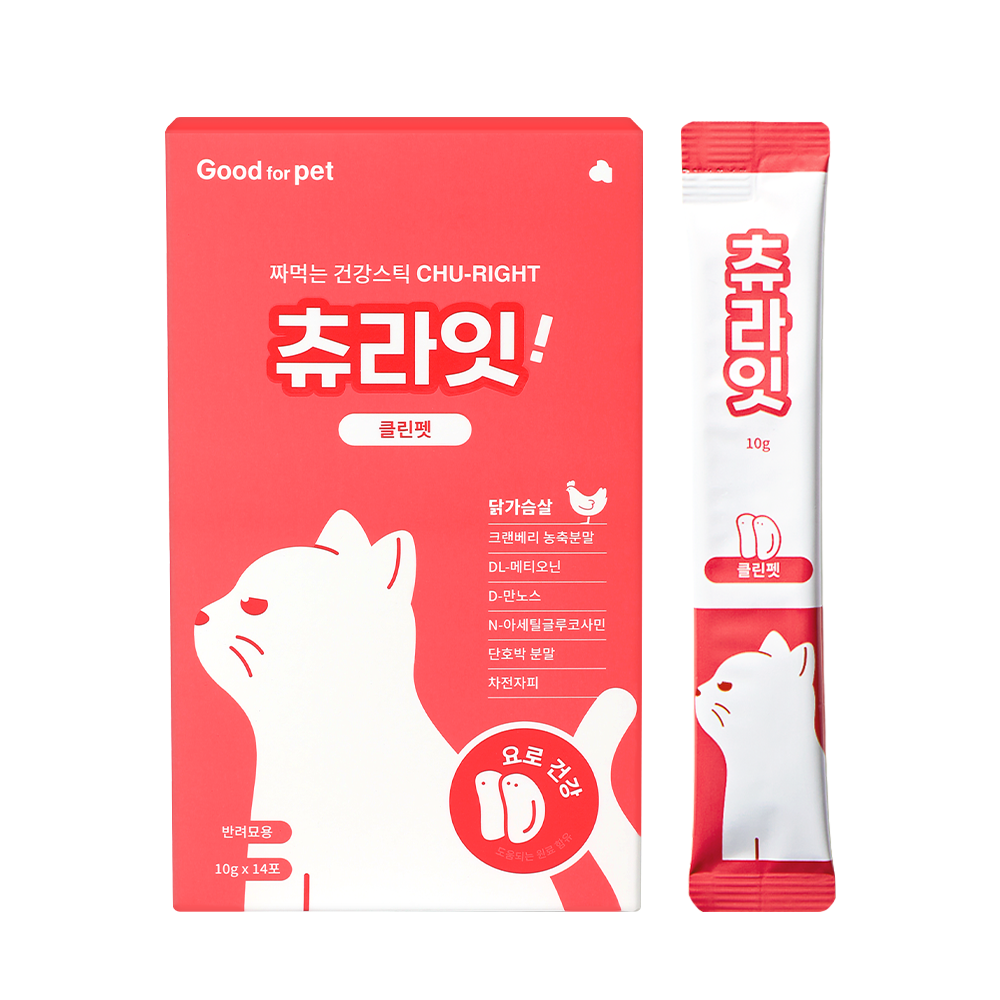 굿포펫 츄라잇 고양이 영양제 관절 눈물 신장 장+요로, 140g, 1개 - 상품 이미지