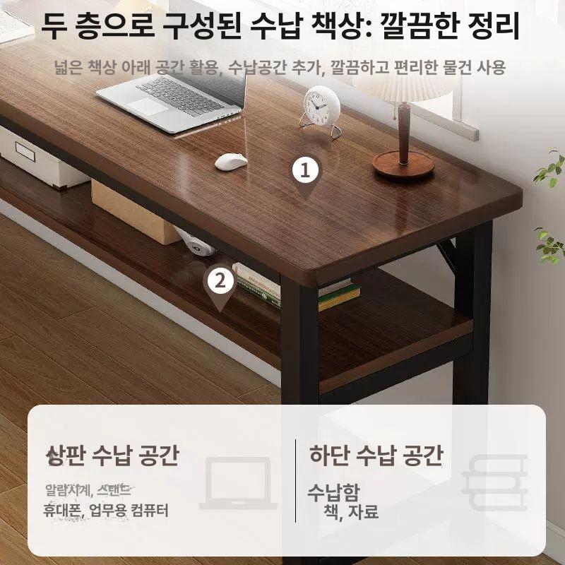 베란다 슬림테이블 협탁 원룸 침실 식탁 침대 폭좁은 거실 긴 창가테이블 사이드테이블 좁고 - 상세 이미지 3