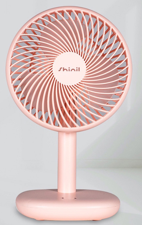 신일 핑크 미니 선풍기 탁상용 BLDC 저소음 데스크팬 휴대용 충전식 - 상품 이미지