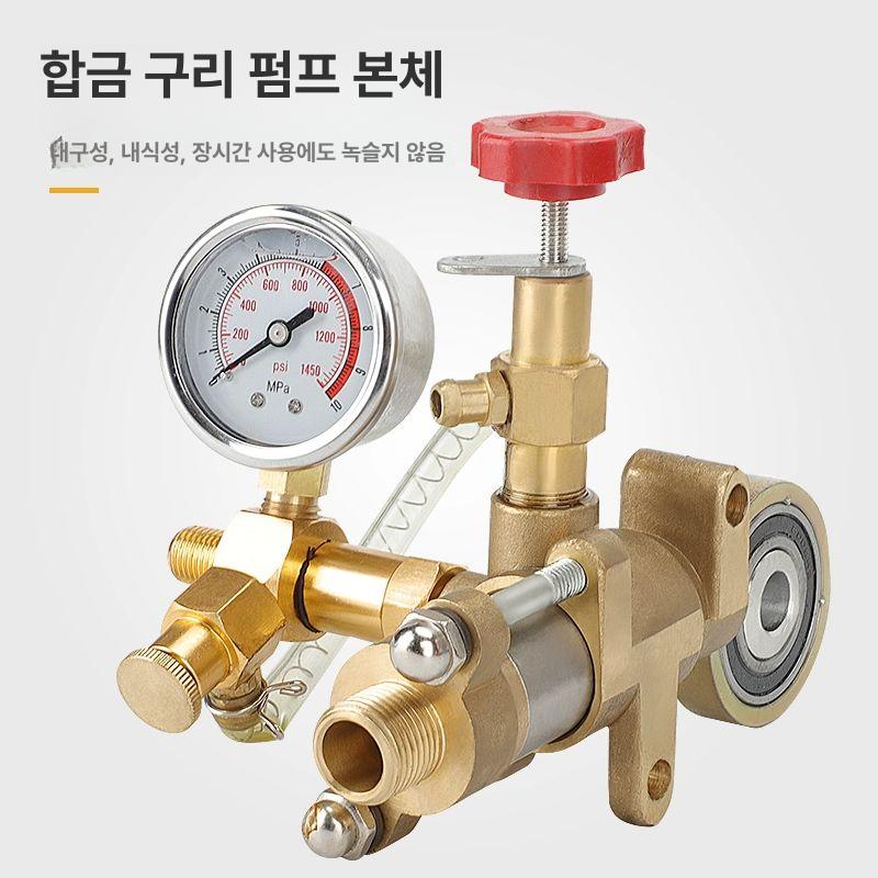 수압테스트 전동 수압 누수 압력 휴대용 테스트 펌프 전기 감지기 측정기 탐지 수도관 - 상세 이미지 5