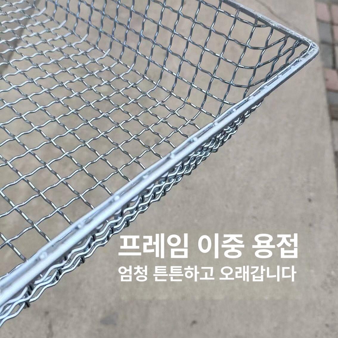 모래채 스테인리스 자갈거름망 소쿠리 대형 채반 선별기 아연도금강선 스텐 채망 메쉬 여과용 - 상세 이미지 4