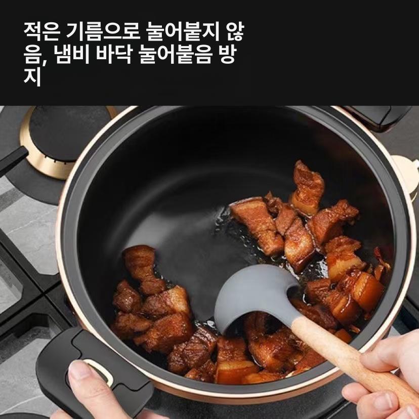 가정용 압력찜솥 진공냄비 인덕션 미니압력솥 인덕션저압냄비 스텐 손잡이 멀티쿡 저압냄비 - 상세 이미지 4