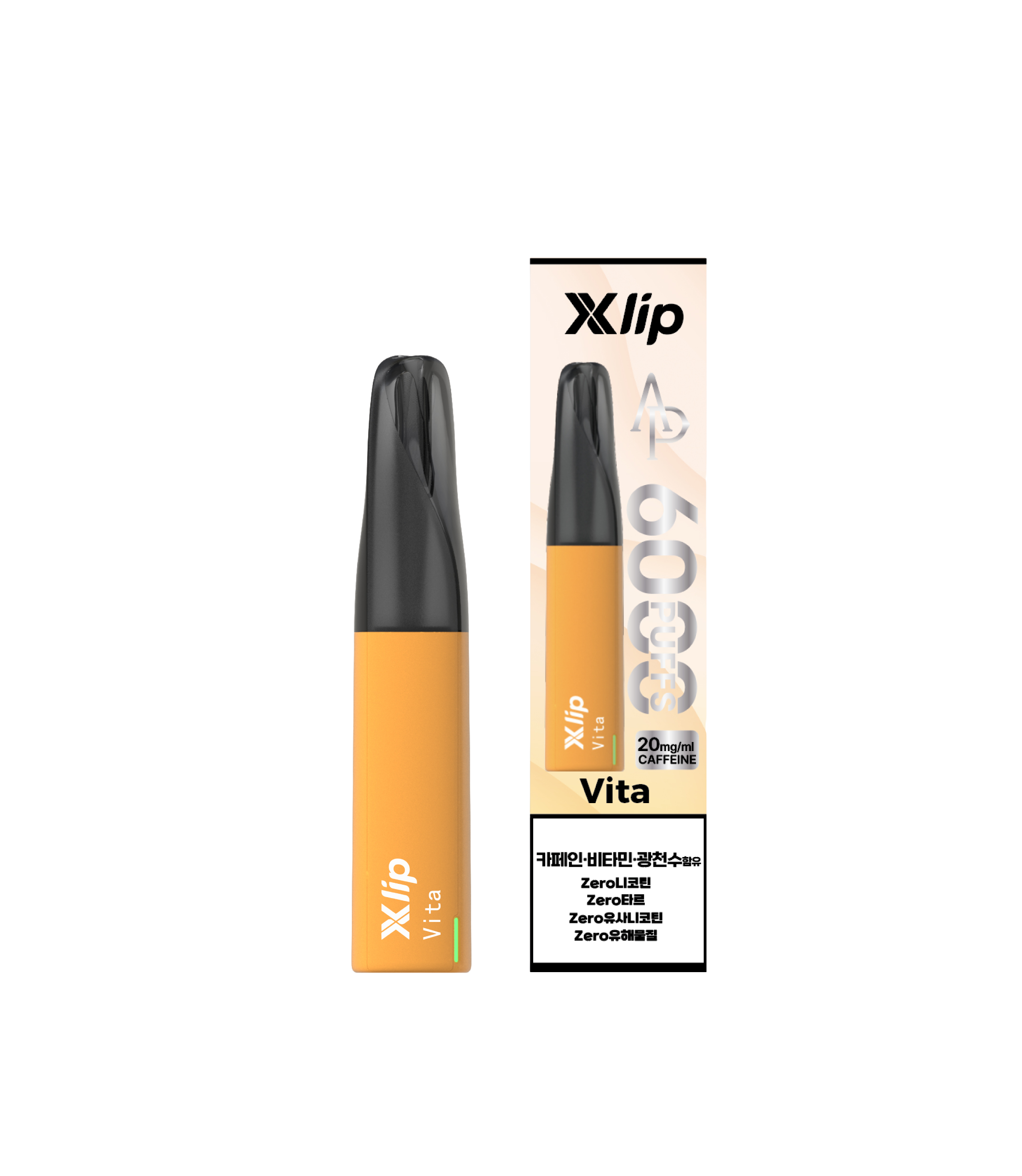 AP카페인 엑스립 스틱 6000퍼프 8ml 전자담배 C타입 충전 졸음(멘솔 맛) 이미지 7