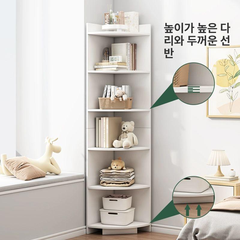 틈새수납장 라탄 우드 거실 장식장 모던 침실 서랍 보관함 심플 엔틱 - 상세 이미지 3