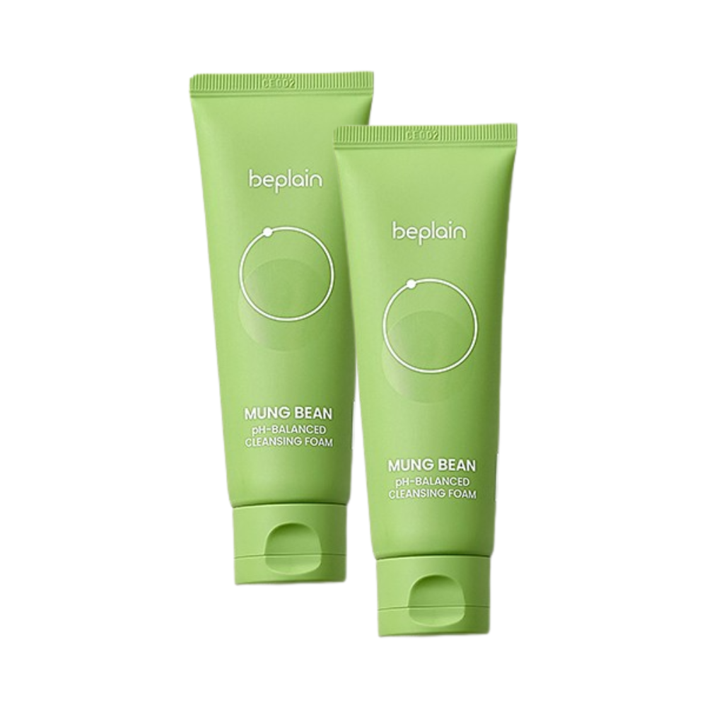 비플레인 녹두 약산성 클렌징폼 80ml x2개 - 상품 이미지