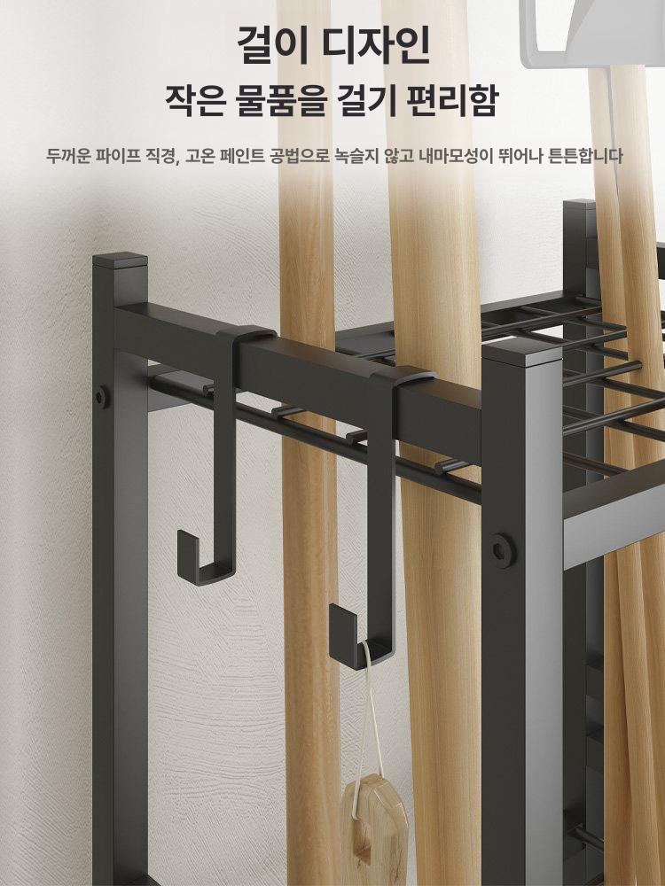 정원도구 정리대 철제 수납 식물 수납선반 정리 인테리어 농기구 화분정리대 베란다 화분 - 상세 이미지 3