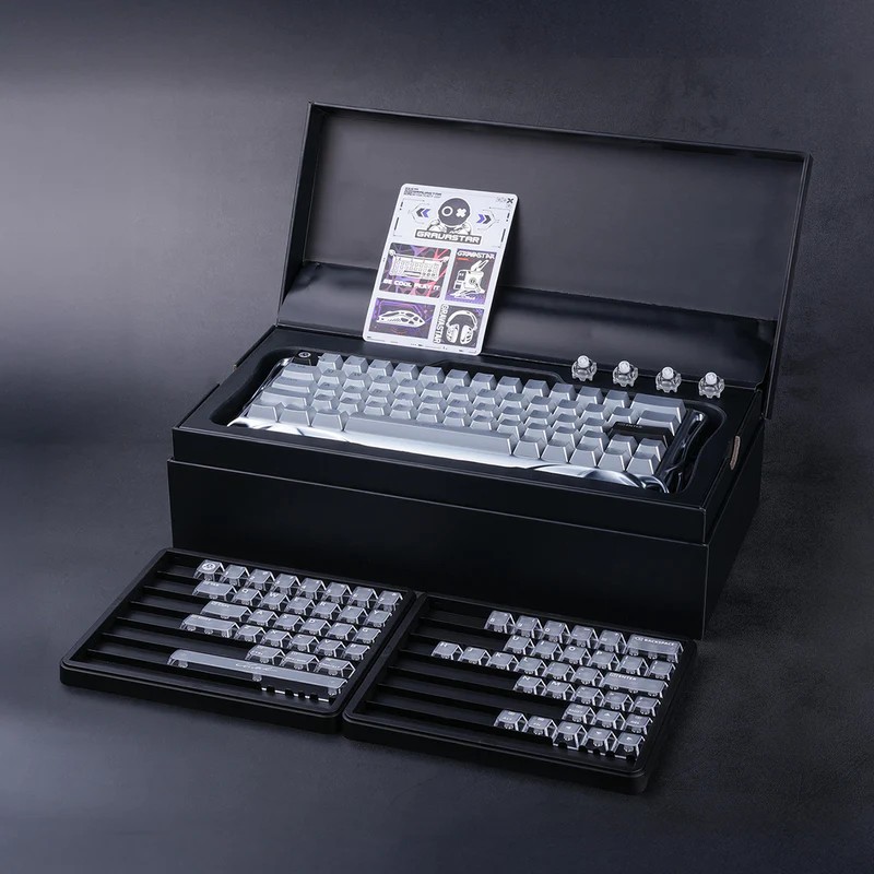 그라바스타 래피드트리거 자석축 키보드 60배열 V60 Pro 크롬실버, UFO 마그네틱 스위치 - 상세 이미지 5