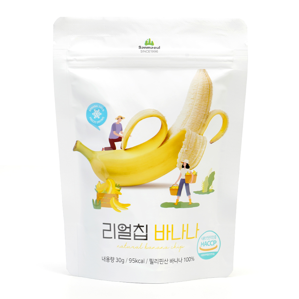 리얼칩 바나나 (30g) 간식 동결건조 과일칩 바나나칩 - 상세 이미지 2