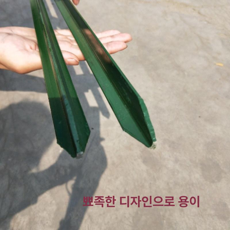 울타리망 능형망 철제 휀스 그물망 노루 가축 망 철조망 고라니망 구멍 노루망 양계망 기둥 - 상세 이미지 2