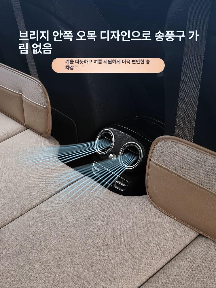 차박 카베드 뒷좌석 평탄화 쿠션 수면 패드 베드 접이식 매트리스 차 침대 승용차 에어 - 상세 이미지 2