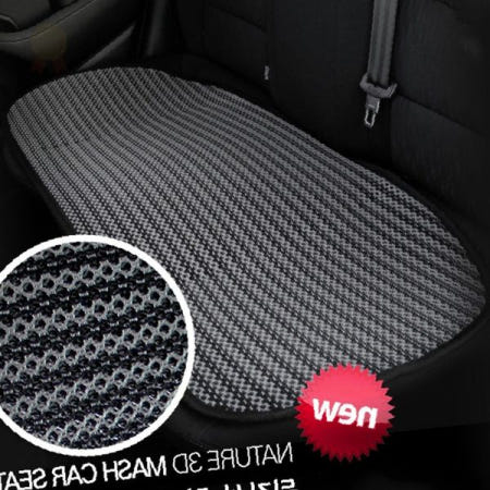 차량용 뒷좌석 착석 쿠션 사계절 사용 가능 통풍 메시 소재 방석 여름철 시원한