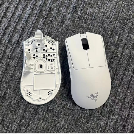 데스에더 V3 Pro 마우스 하우징 쉘 화이트 상하단 커버 데브삼 피트포함
