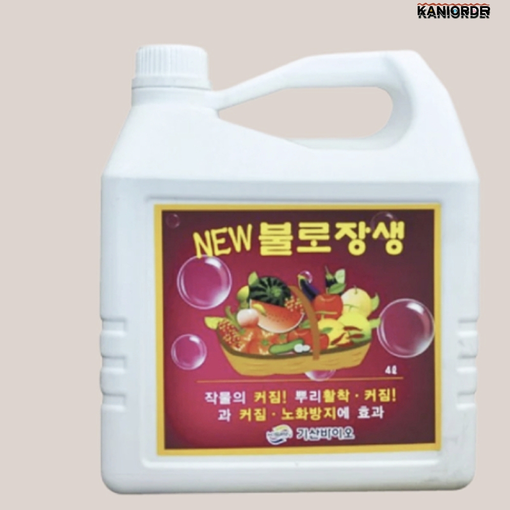뿌리 활착제 4L 농작물 성장 배추 퇴비 비료 텃밭 작물 활성제 - 상품 이미지