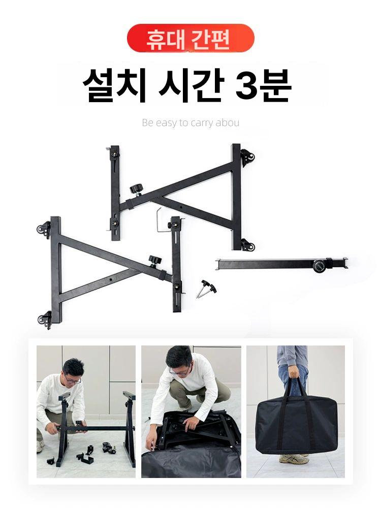 키보드 스탠드 피아노 이동식 레이어 지지대 전자피아노 접이식 거치대 브래킷 키보드스탠드 - 상세 이미지 5