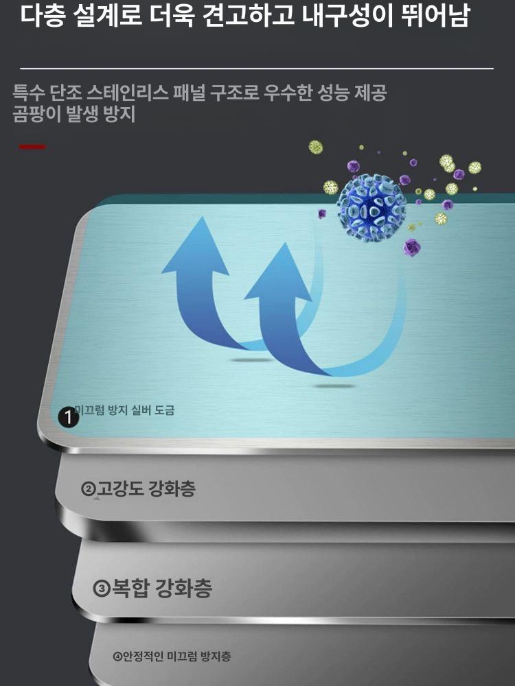 스텐도마 음식 준비 확장 덮개 보조 상판 조리대 주방 도구 스테인리스 조리대확장 미끄럼 - 상세 이미지 3