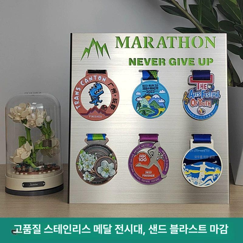 뱃지 액자 보관함 아크릴 벽걸이 거치대 러닝 스탠드 핀 동전 메달보관함 수납함 진열대 - 상세 이미지 3