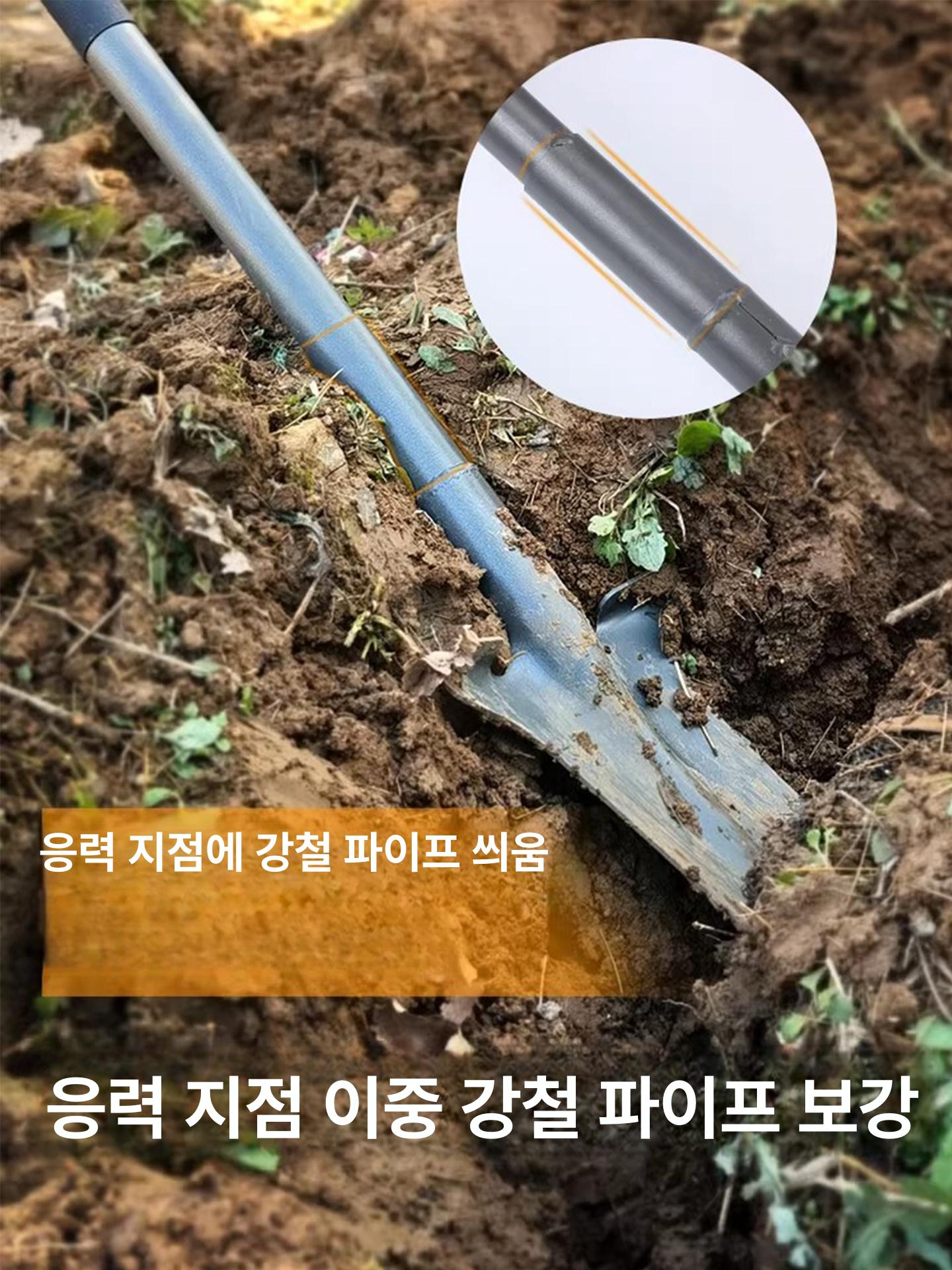 철제삽 원예 농기구 가래 모종 삽 좁은 철제 돌 개불 대형 모종삽 곡물 소형 원예삽 - 상세 이미지 4