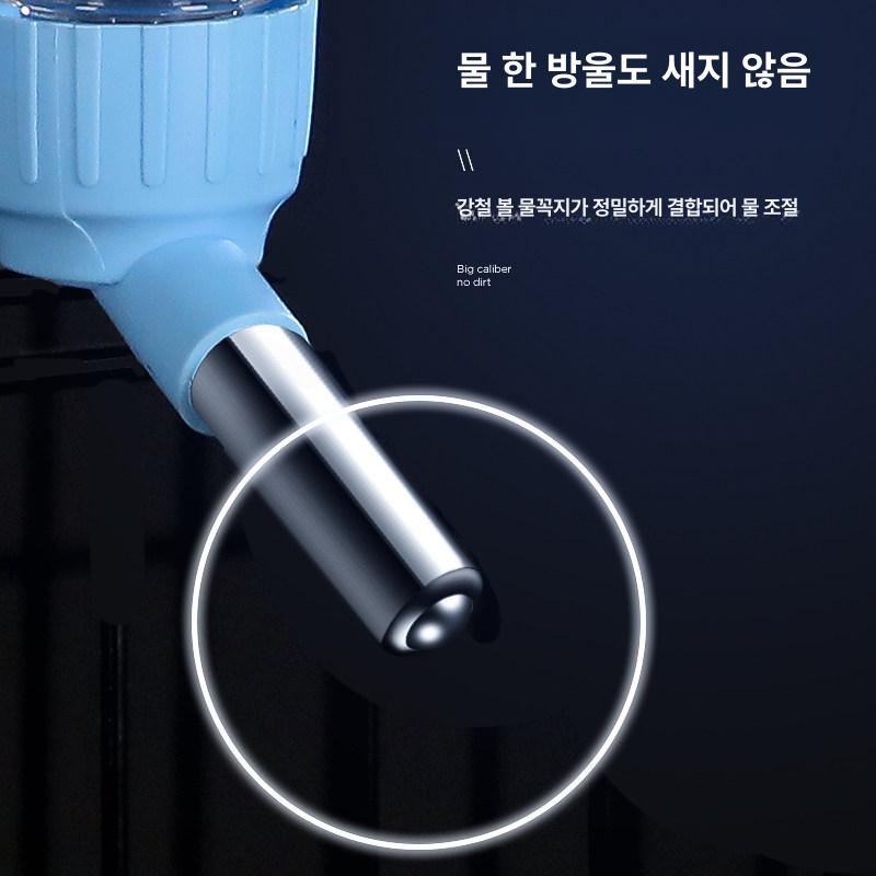 반려동물 급수기 대형견 대용량 물통 애견 워터볼 휴대용 분수 범용 강아지 필터 물 도그 - 상세 이미지 3