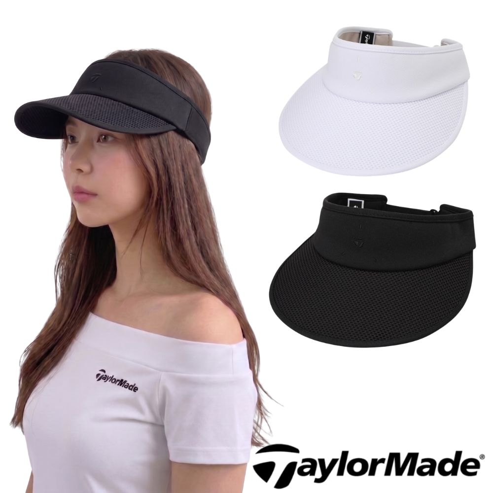 테일러메이드 여성 골프 모자 UV차단 썬바이저 썬캡 M6623