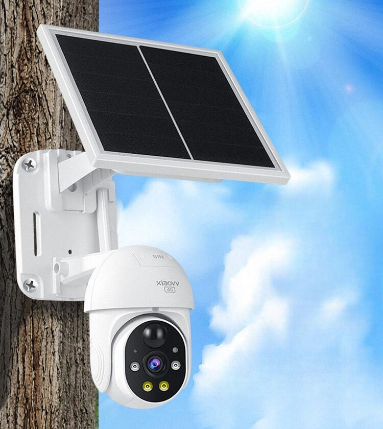 CCTV 카메라 캠 태양광 자동충전 방범용 4G 무선 감시 실내외 겸용 - 상품 이미지