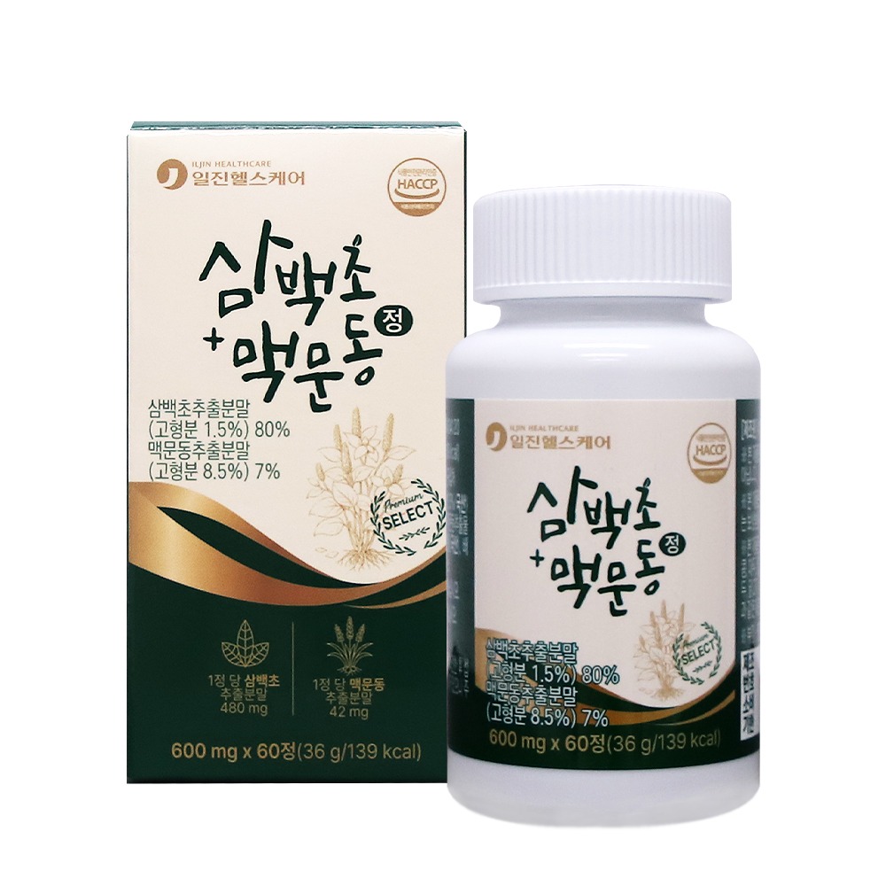 [2개월] 비타르르 삼백문린 삼백초 맥문동 600mg 고함량 남자 여자 60정, 1개 - 상세 이미지 5